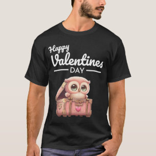 かわいい動物ハートパンダハッピーバレンタインデー27 Tシャツ