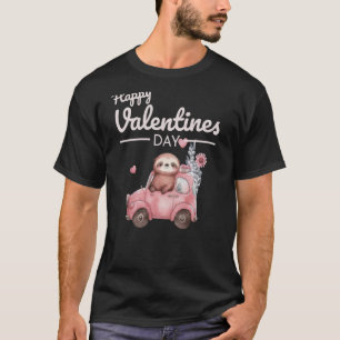 かわいい動物ハートパンダハッピーバレンタインデー46 Tシャツ