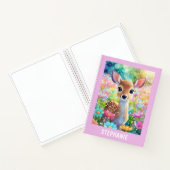 かわいい動物パーソナライズされた名ガーリー帳 ノートブック (内部)