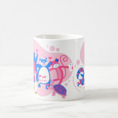 かわいい動物パーティー自撮おもしろい影 コーヒーマグカップ (中央)