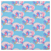 かわいい動物パーティー自撮おもしろい影 ファブリック (見本)