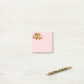 かわいい動物フクロウポストイット®ノート ポストイット (デスク上)