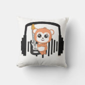 かわいい動物フレンズ:子どものプレゼントにぴったり クッション (正面)