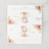 かわいい動物ホットエアバルーン赤ちゃんシャワー誕生日 プレイスカード (外部開封)