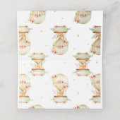 かわいい動物ホットエアバルーン赤ちゃんシャワー誕生日 プレイスカード (内部開封)