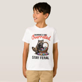 かわいい動物ミームのウサギは過大評価されてる 野生のままがいい Tシャツ (正面フル)