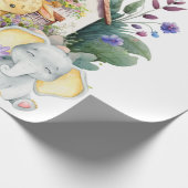 かわいい動物ラッピング紙 ラッピングペーパー (角)