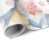 かわいい動物ラッピング紙 ラッピングペーパー (ロールコーナー)