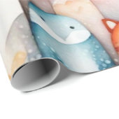 かわいい動物ラッピング紙 ラッピングペーパー (ロールコーナー)