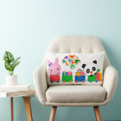 かわいい動物列車 ランバークッション (椅子)