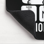 かわいい動物周期表化学おもしろい猫 マウスパッド (コーナー)