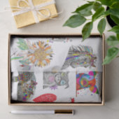 かわいい動物品揃えティッシュペーパー 薄葉紙 (ギフト)