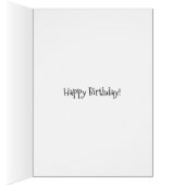 かわいい動物園の動物パーソナライズされた誕生日 (内側 (右))