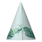 かわいい動物園ジャングルファームトラックトラクターボーイ誕生日ペ パーティーハット (裏面)