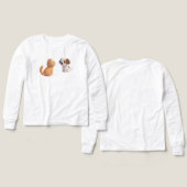 かわいい動物好きTシャツ (デザイン 正面&背面)