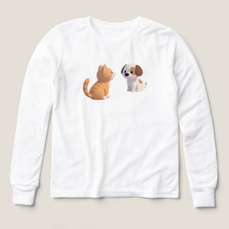 かわいい動物好きTシャツ