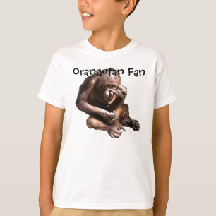 かわいい動物愛好家のオランウータン Tシャツ