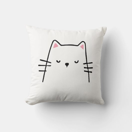 かわいい動物愛猫の枕 クッション (正面)