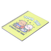 かわいい動物手帳 ノートブック (左側)