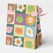 かわいい動物最初の誕生日お願いボックス フェイバーボックス (裏面サイド)