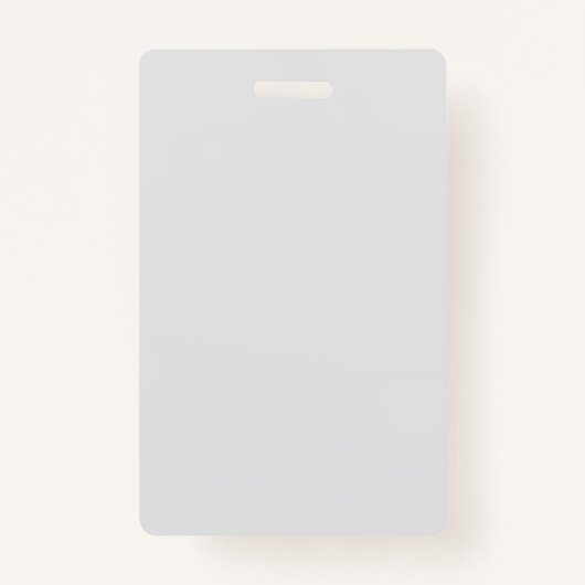 かわいい動物病院の足跡写真IDバッジ バッジ (裏面)