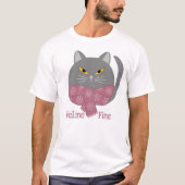 かわいい動物素晴らし猫Tシャツ Tシャツ (正面)