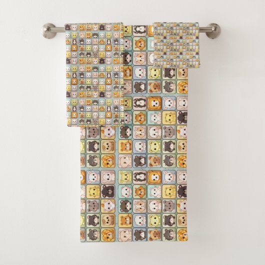 かわいい動物2 バスタオルセット (インサイチュ)