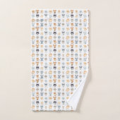 かわいい動物7 バスタオルセット (ハンドタオル)