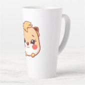 かわいい動物 カフェラテマグ (右アングル)