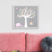 かわいい動物 キャンバスプリント (インサイチュ (リビング))