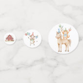 かわいい動物 コンフェッティ (裏面)