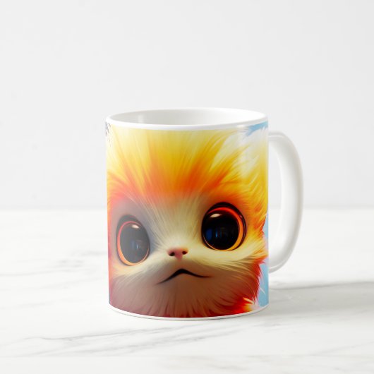 かわいい動物 コーヒーマグカップ (正面右)