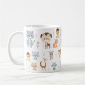 かわいい動物 コーヒーマグカップ (左)