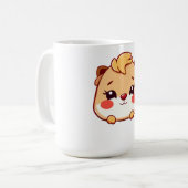 かわいい動物 コーヒーマグカップ (正面左)
