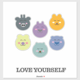 かわいい動物 シール