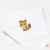 かわいい動物 スクエアシール (封筒)