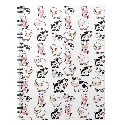 かわいい動物 ノートブック (正面)