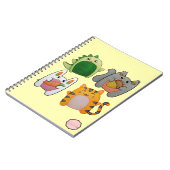 かわいい動物 ノートブック (左側)