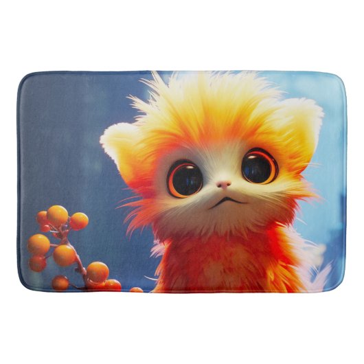 かわいい動物 バスマット (正面)