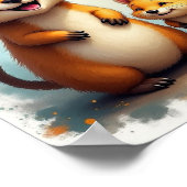 かわいい動物 ポスター (角)