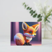 かわいい動物,ポストクロッシング ポストカード (スタンド正面)