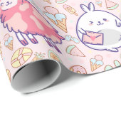 かわいい動物 ラッピングペーパー (ロールコーナー)