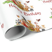 かわいい動物 ラッピングペーパー (ロールコーナー)