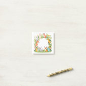 かわいい動物，春, ポストイット (デスク上)