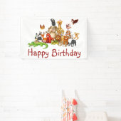 かわいい動物 横断幕 (インサイチュ)