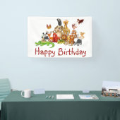 かわいい動物 横断幕 (トレードショー)