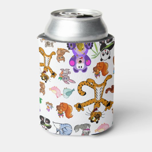 かわいい動物 缶クーラー (缶裏面)