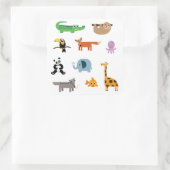 かわいい動物 – 野生動物 スクエアシール (バッグ)