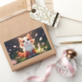 かわいい動物#0001 長方形シール