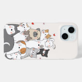 かわいい動物 Case-Mate iPhoneケース (裏面 (横))